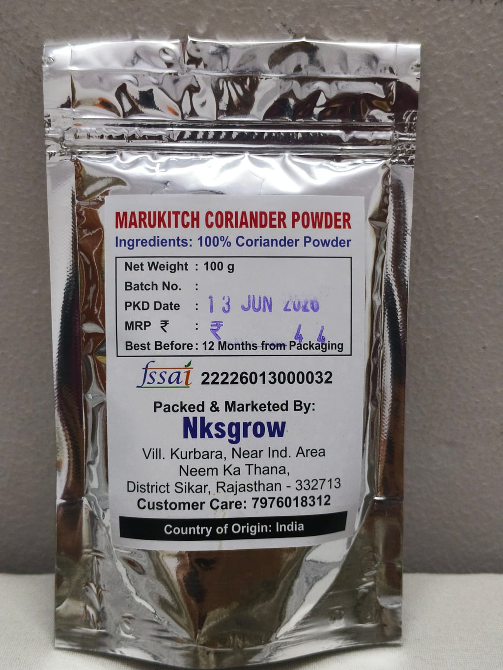 Marukitch Coriander Powder 100g