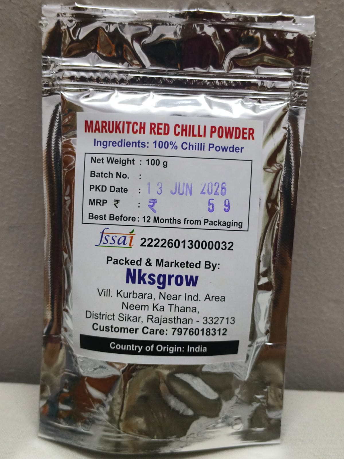 Marukitch Red Chilli Powder 100g